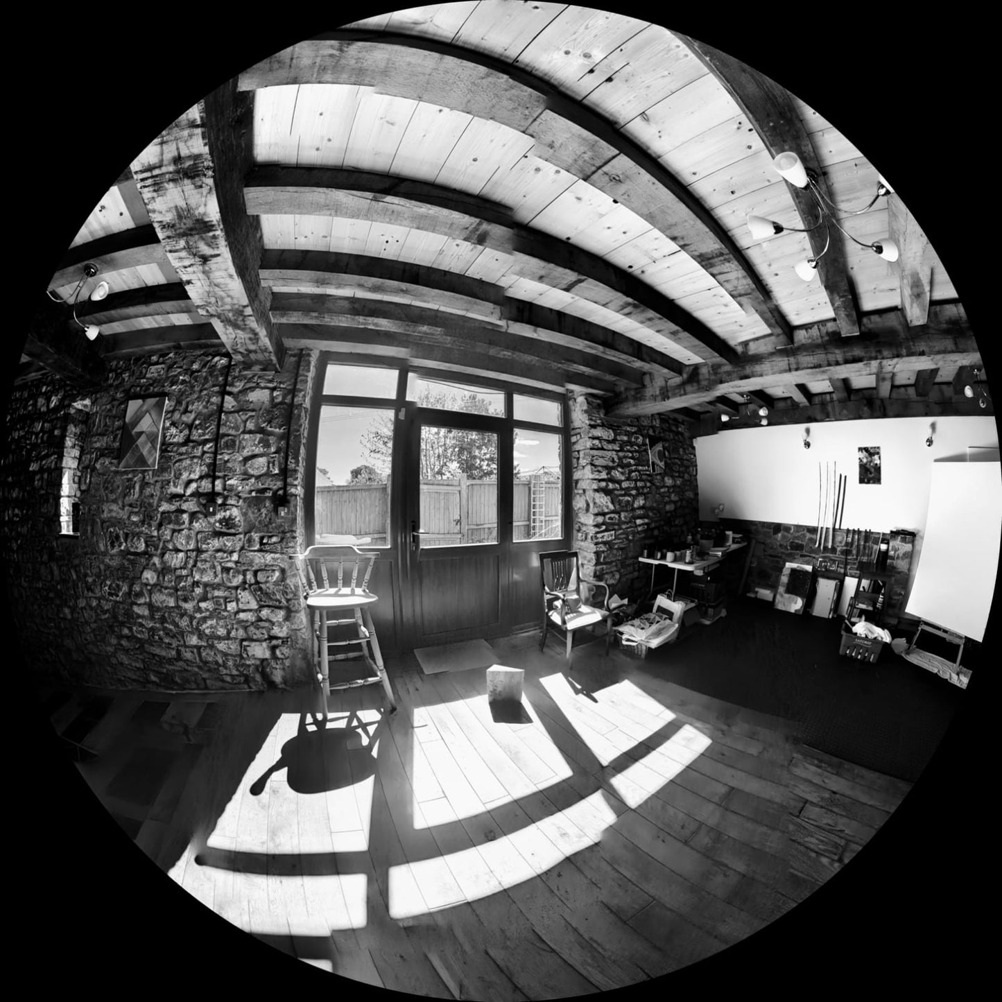 Fish Eye Studio A4 Black and White Photo